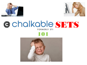 Chalkable SETS 101 - Shelby County Schools