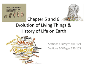 File chapter 5 and 6 evolution of living things sections 1