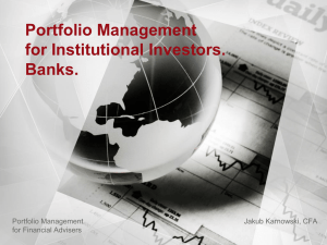 Portfolio Management for Institutional Investors. Pension Plans.