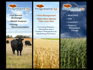 Basic for grain seminar - North Dakota Corn Growers Association