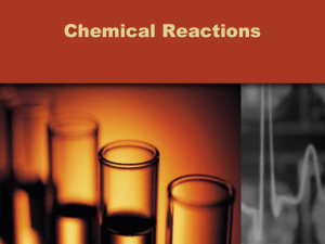 chemical reactions 2016