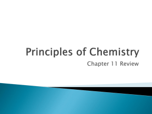 Chapter 11 Exam Review