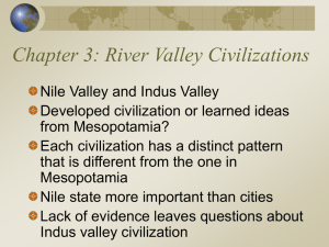 The World's History, 3rd ed. Ch. 3: River Valley Civilizations