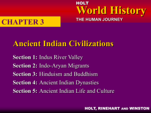 CHAPTER 3: Ancient Indian Civilizations