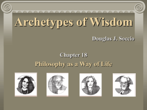 Philosophy as a Way of Life