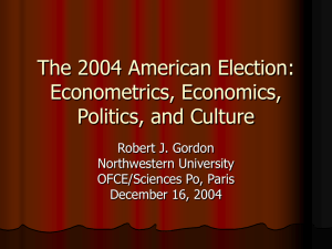The 2004 American Election