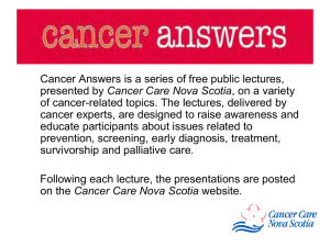 what is cancer - Cancer Care Nova Scotia