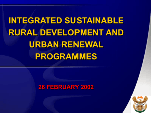 Integrated Sustainable Rural Development Strategy
