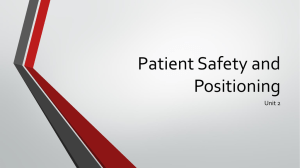 Patient Safety and Positioning