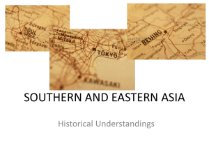 Unit 5 Histor of Central & SE Asia