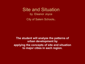 Site and Situation - Newark High School