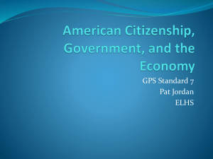american citizenship, government, and the economy