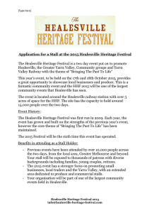 DOCX: Application for a Stall at the 2015 Healesville Heritage Festival