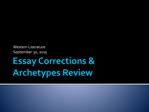 Essay Corrections PPT