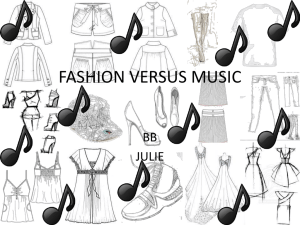 fashion vs. music
