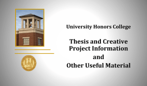 Thesis Guide