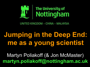 Conference 2015 Claire - Young Scientists Journal Conference 2015