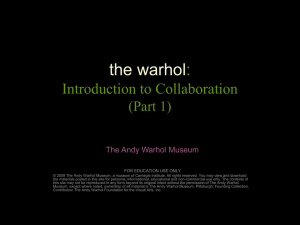 Collaboration - Andy Warhol Museum