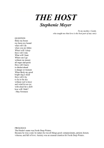 THE HOST Stephenie Meyer
