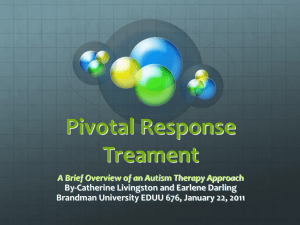 pivotal response - Teach-Diverse