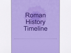 Roman Timeline - WordPress.com