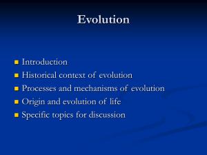 Evolution of Living Systems