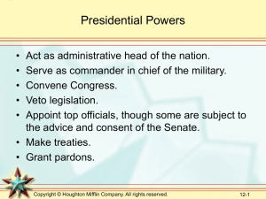 ppt_12 The Presidency