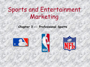 Professional Sports PowerPoint