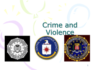 Crime and Violence
