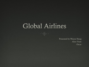 Global Airlines (Ryanair, Cathay, LUV)
