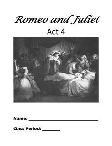 Romeo and Juliet Act 4
