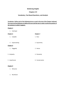 an analysis of the themes in emily brontes wuthering heights an analysis of the themes in emily brontes wuthering heights