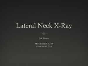Lateral Neck X-Ray