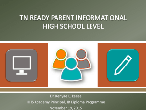TN Ready Parent Meeting PowerPoint 19Nov2015
