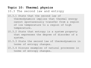 Topic 10_3__Second law of thermodynamics and entropy