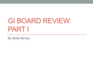 GI Board review: Part I