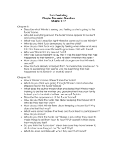 Tuck Everlasting Chapter Discussion Questions Chapter 9