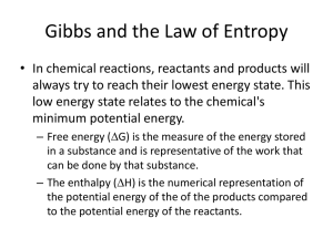 Gibbs and the Law of Entropy