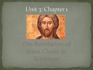 Intro to Scriptures and Gospels.ppt