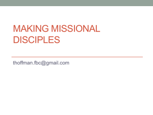 3. Disciple Maker Stage - Renovate - National Church Revitalization
