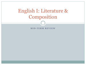 English I: Literature & Composition