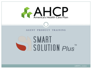 Agent Training - AHCP: America's Health Care Plan