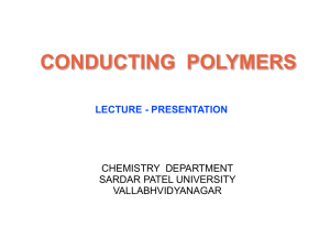 Lecture: Conducting Polymers (powerpoint)