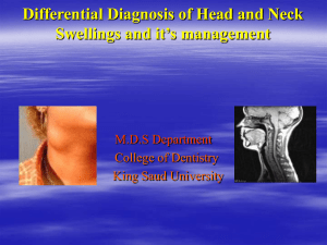 Differential Diagnosis of Head and Swellings