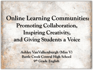 Online Learning Communities - Albion College Education Blogs