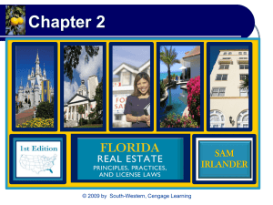 Florida Real Estate Principles, Practices, and License Laws