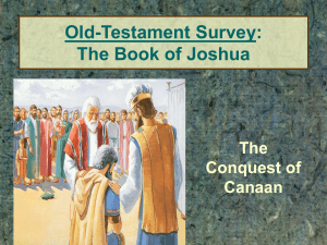 Old Testament Survey: The Book of Joshua