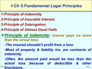 Ch 5:Fundamental Legal Principles