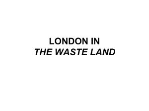 LONDON IN THE WASTE LAND