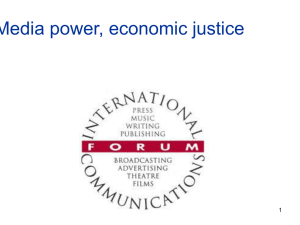 Media power and economic justice